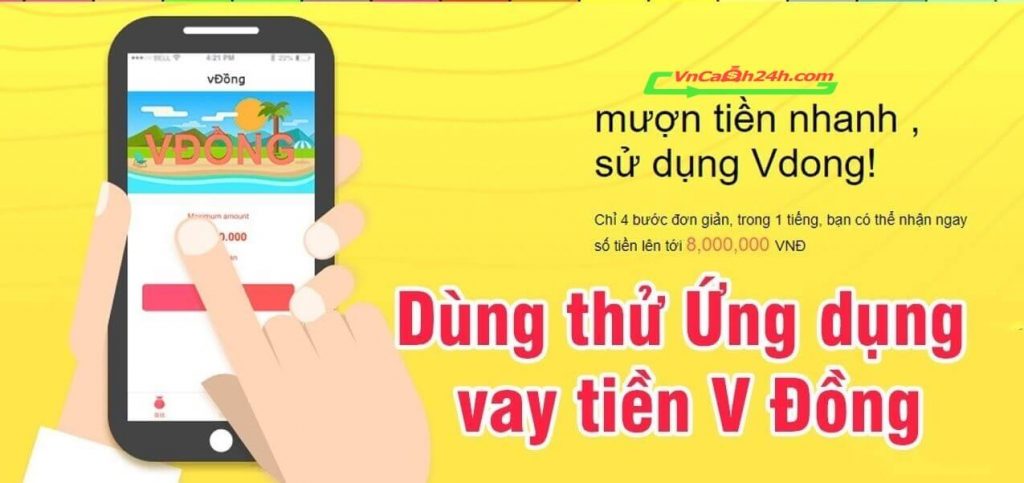 tải ứng dụng vay online vdong nhận giải ngân trong 24h