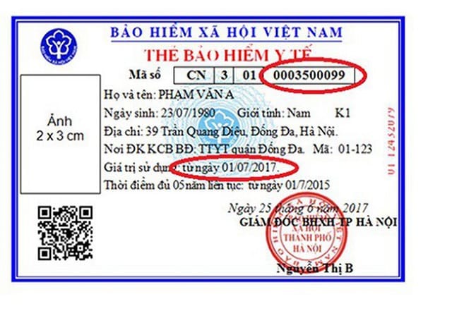 Thẻ bảo hiểm y tế chính thức tại Việt Nam