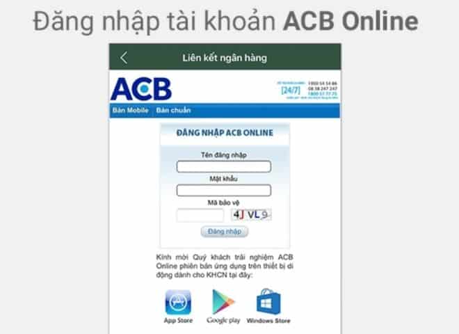 Cách xử lý khi quên mật khẩu ACB Online Cách xử lý khi quên mật khẩu ACB Online